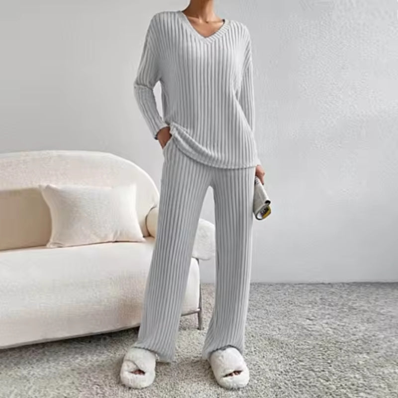Theresa | Ribbed Knit Lounge Set