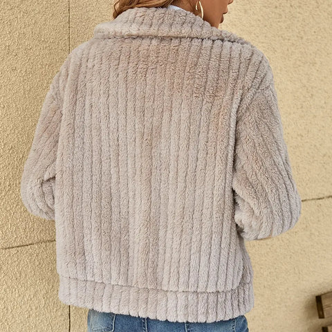 Iris | Elegant Faux Fur Jacket