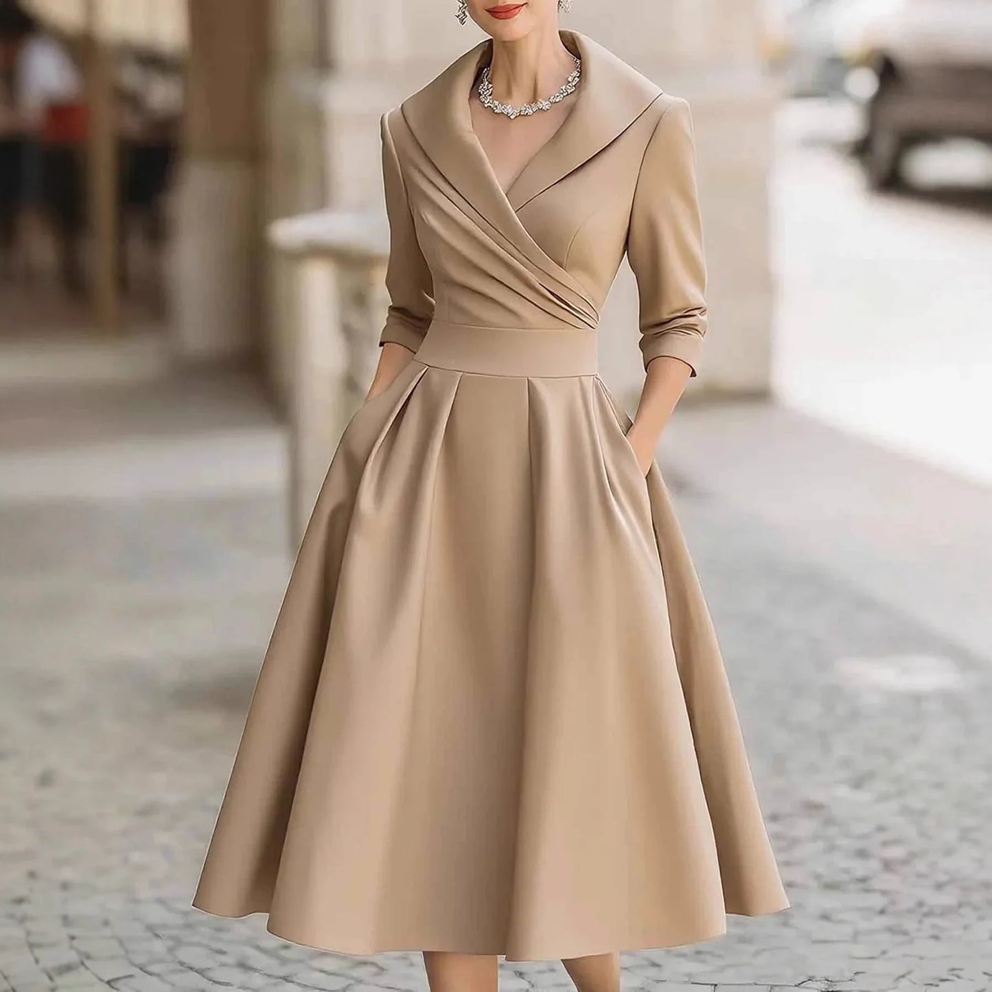 Denize | Flattering Midi Dress