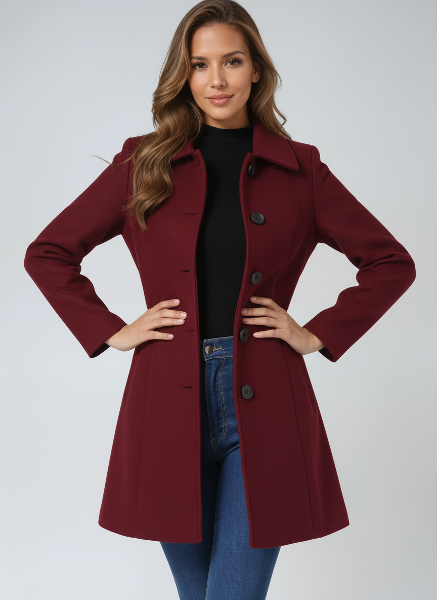 Josephine | Women's Single Breasted Winter Trench Coat