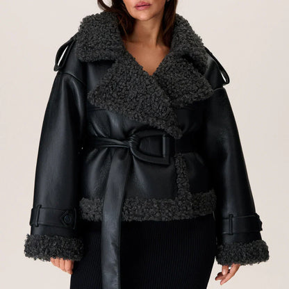 Adeline™ | Belted Fur Coat