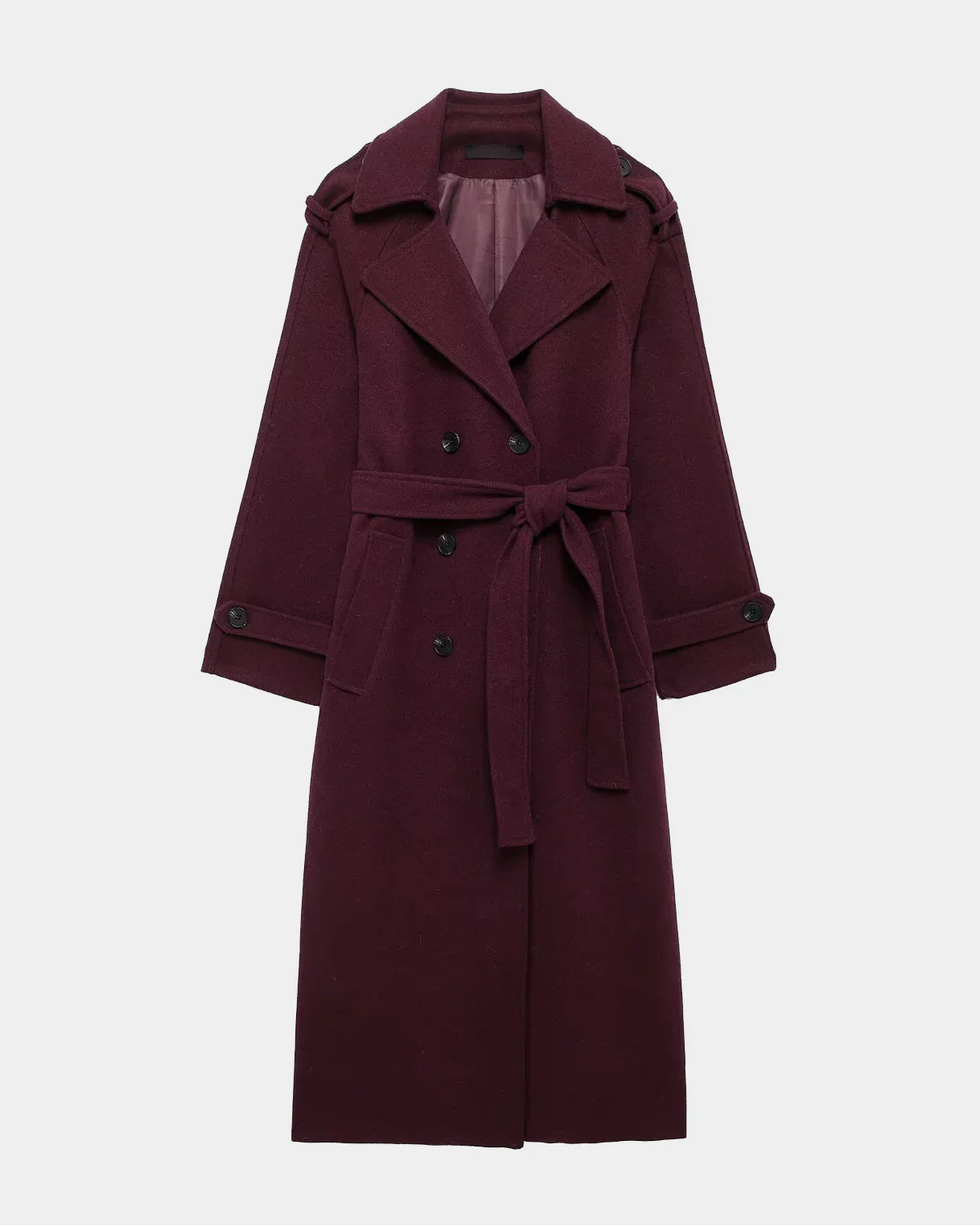 Marlowe™ | Burgundy Trench Coat