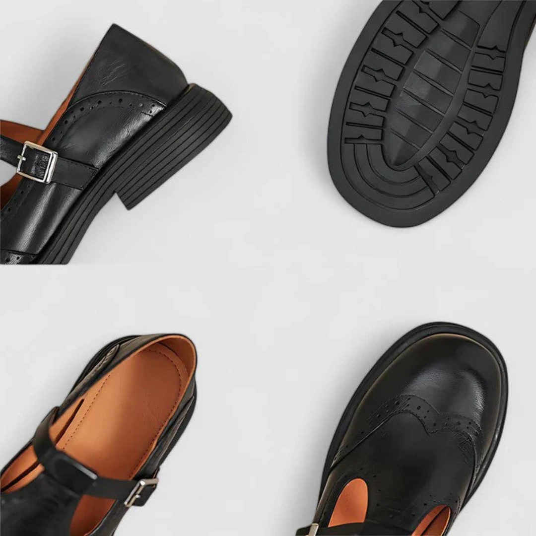 Risla Leather Mary Janes