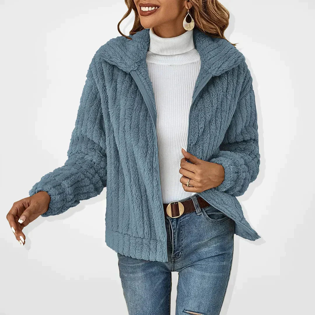 Iris | Elegant Faux Fur Jacket