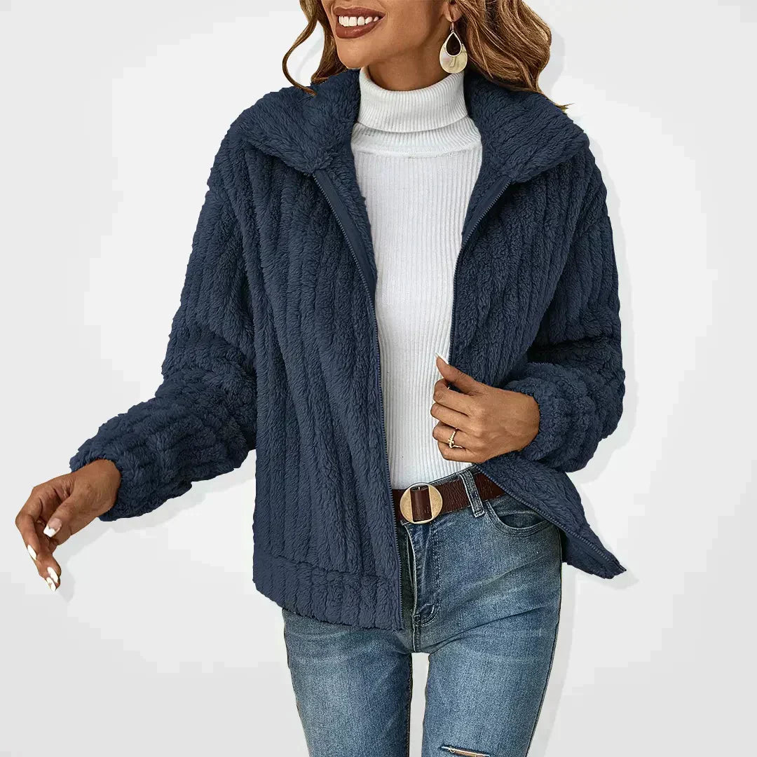 Iris | Elegant Faux Fur Jacket