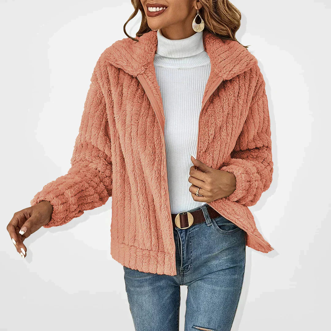 Iris | Elegant Faux Fur Jacket