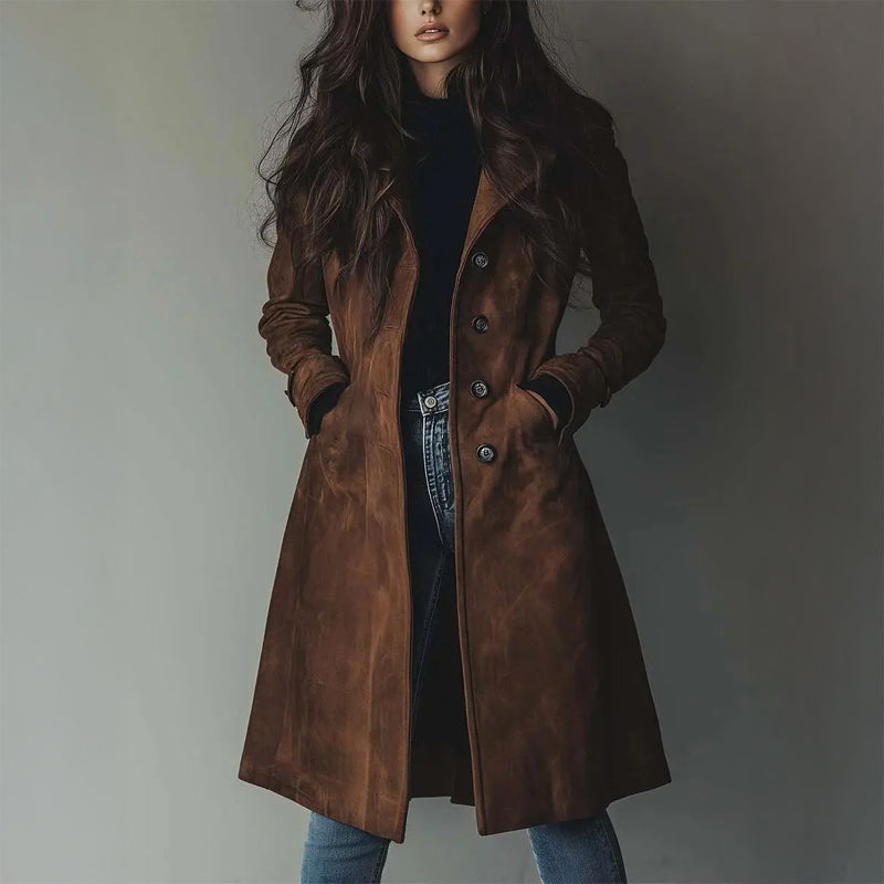 Valerie | Vintage Elegance Long Coat