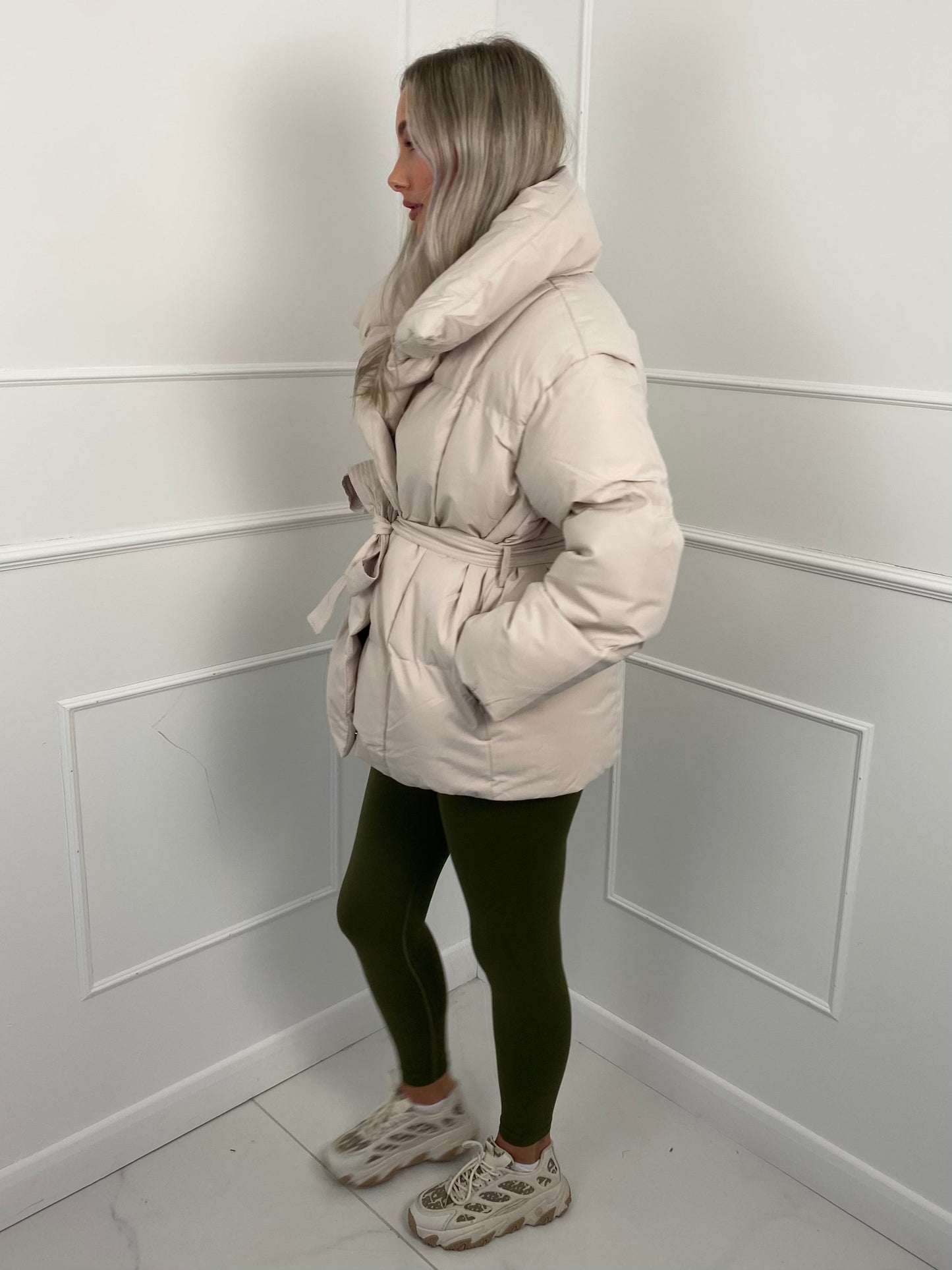 Jenna™ | Short Belted Puffer Jacket