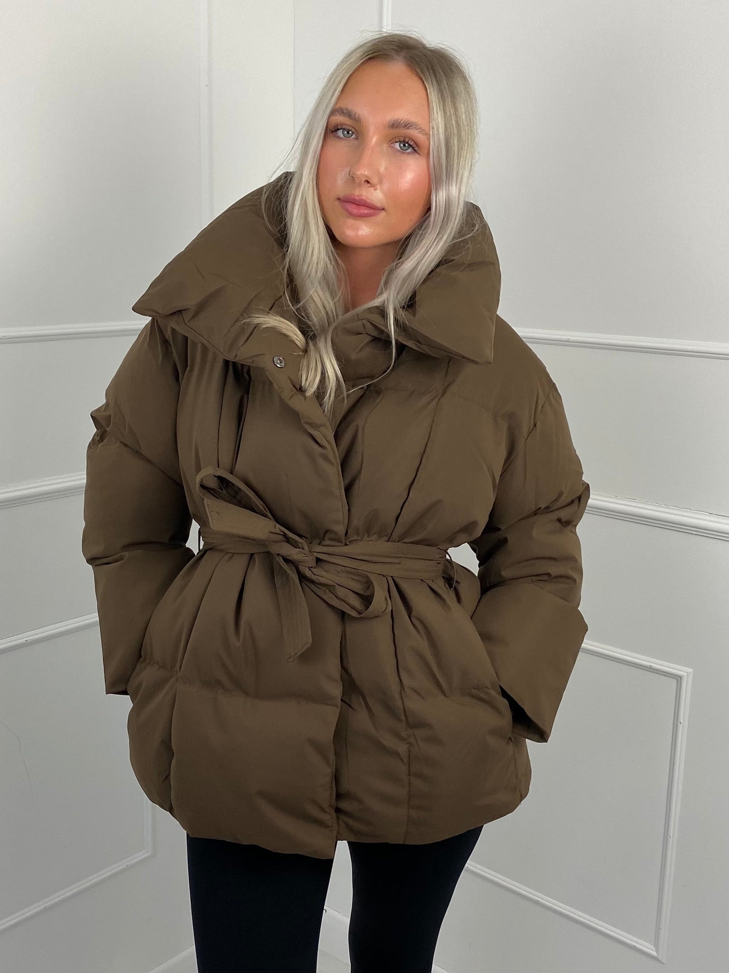 Jenna™ | Short Belted Puffer Jacket