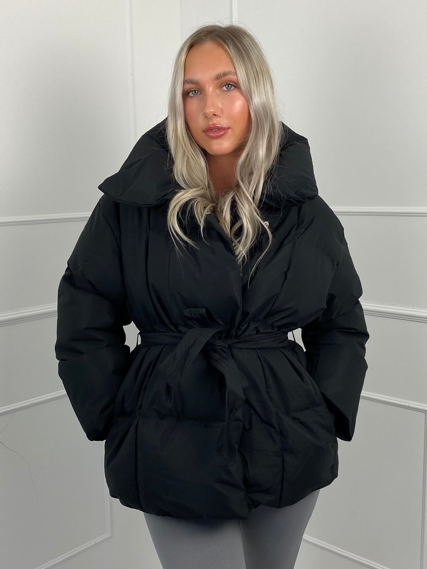 Jenna™ | Short Belted Puffer Jacket
