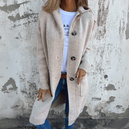 Rosa™ | Long Elegant Women's Cardigan